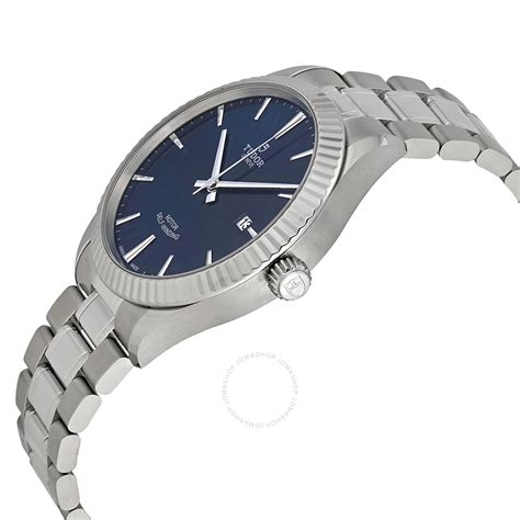 tudor style 38 mm blue dial 12710 t|Style Stainless Steel Blue Dial Men's Watch M12710.